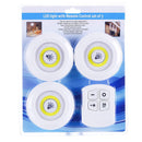 Kit com 3 Luminárias Led Sem Fio com Controle Remoto