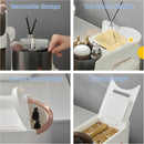 Armário de Armazenamento para Banheiro com Rodas e 4 Níveis