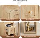 Mesa de Cabeceira Slim com 2 Gavetas