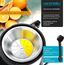 Arendo - Edelstahl Entsafter für Obst und Gemüse – leistungsstark 1000 Watt Leistung – Saftpresse Zitruspresse − 1000ml Saftbehälter