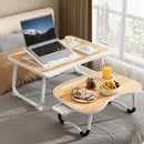 Mesa de Cama Portátil Multifuncional para Laptop – Com Suporte para Copos e Tablet