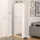 Armário de Armazenamento para Sapatos com 5 Gavetas Espelhadas Abatíveis