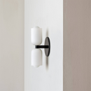 Arandela de Parede Dupla Minimalista Crema