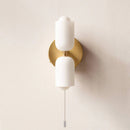 Arandela de Parede Dupla Minimalista Crema
