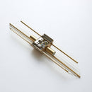 Arandela de Parede Spartan Metal e Vidro