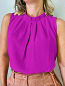 Blusa Feminina Social Gola Alta