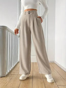 Calça Pantalona Fashion Now – Estilo Assimétrico e Conforto