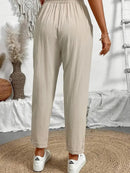 Calça de Linho Feminina – Elegância Natural com Conforto Incomparável