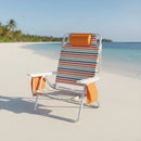 Cadeira Reclinável de Praia Alta Capri Camping Piscina