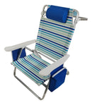 Cadeira Reclinável de Praia Alta Capri Camping Piscina