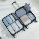 Kit Organizador De Malas Para Viagem Com 7 Peças