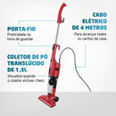 Aspirador de Pó Vertical 2 em 1 Mondial Turbo Cycle AP30 1100W