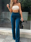 Calça Flare Feminina Elegante – Cintura Alta e Caimento Sofisticado