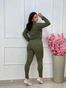 Conjunto Feminino Cropped e Calça Meirejen - Lanzinha