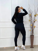 Conjunto Feminino Cropped e Calça Meirejen - Lanzinha