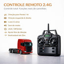 Scania 420 Vermelha Graneleira 2 Eixos RC 1/14 - (Controle Remoto)