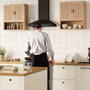 Armário de Banheiro com Prateleiras Ajustáveis, Organizador para Cima do Vaso Sanitário, Cozinha e Sala de Estar, Gabinete de Medicamentos em Portas de Madeira Carvalho Natural