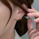 Brincos Quatro Pontas Elegance - Folheado a Ouro 18k  - Lançamento + Frete Grátis