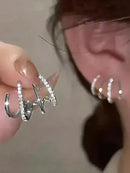 Brincos Quatro Pontas Elegance - Folheado a Ouro 18k  - Lançamento + Frete Grátis