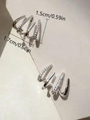 Brincos Quatro Pontas Elegance - Folheado a Ouro 18k  - Lançamento + Frete Grátis