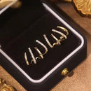 Brincos Quatro Pontas Elegance - Folheado a Ouro 18k  - Lançamento + Frete Grátis