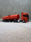 Miniatura Scania NTG + Carreta Tanque 4 Eixos – Escala 1/24